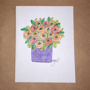 Original Artwork by Gamali Blank Note Card